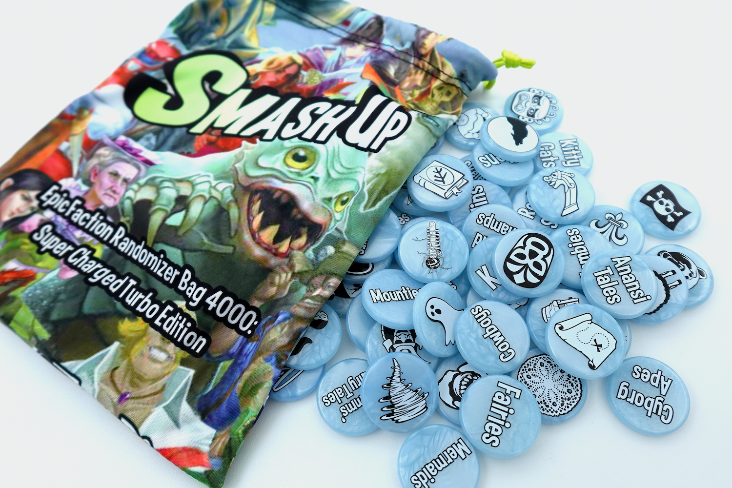 GeekUp Bit Set: Smash Up Faction Selection and Drawbag